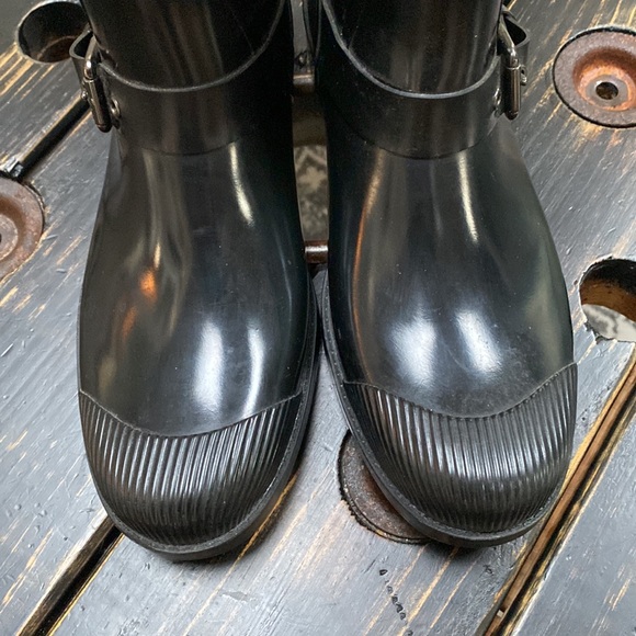 Coach Mid Calf Boots with Buckle Hardware - Picture 7 of 10